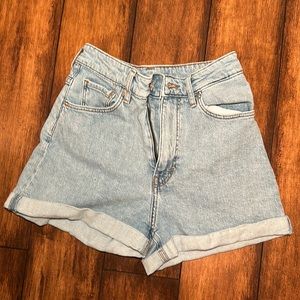 Denim shorts